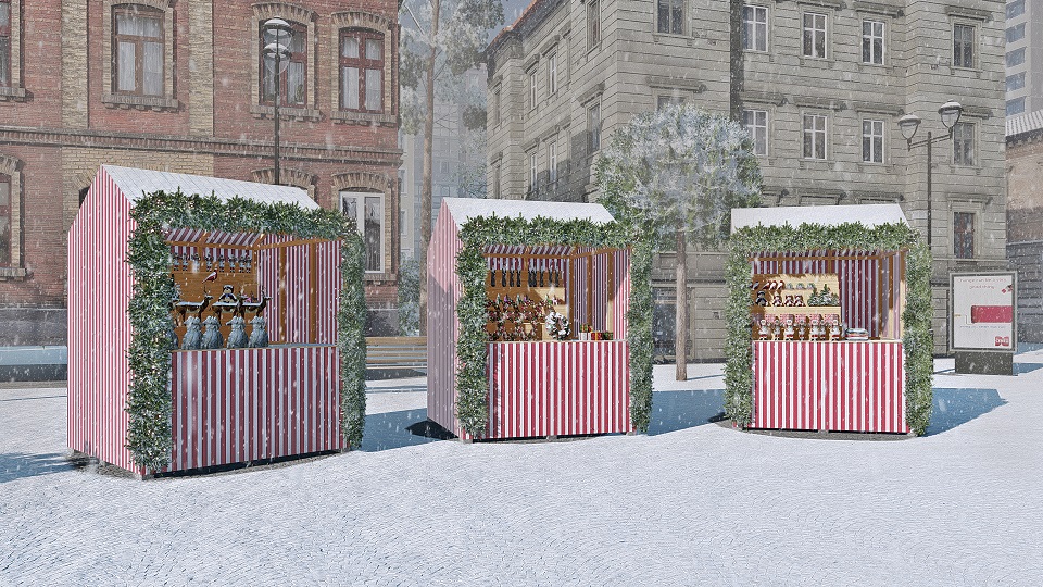 Ярмарочный домик Transformer tent 2х2м