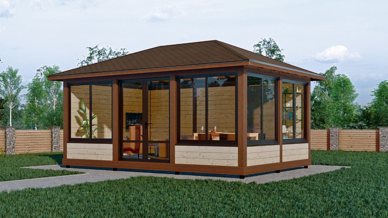 Закрытая беседка Residence 1